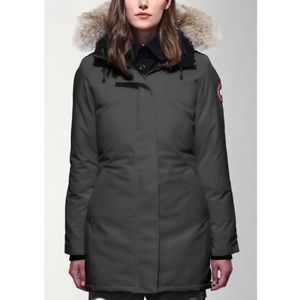Canada Goose “Victoria” Parka in Graphite